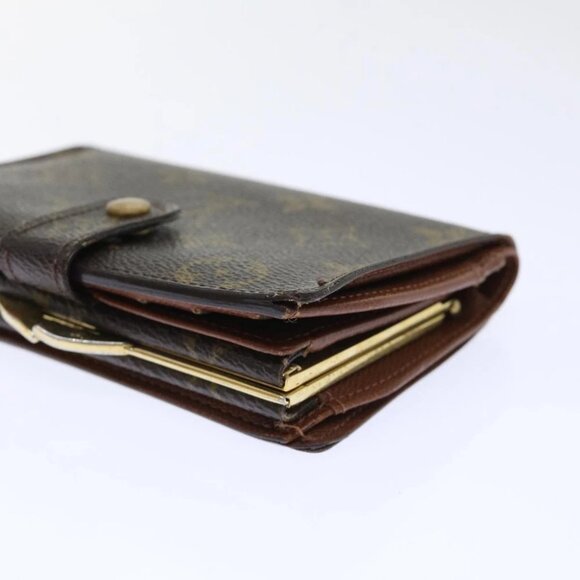 LOUIS VUITTON Monogram Porte Monnaie Billets Viennois Wallet M61663 Auth 50863 - Picture 8 of 14